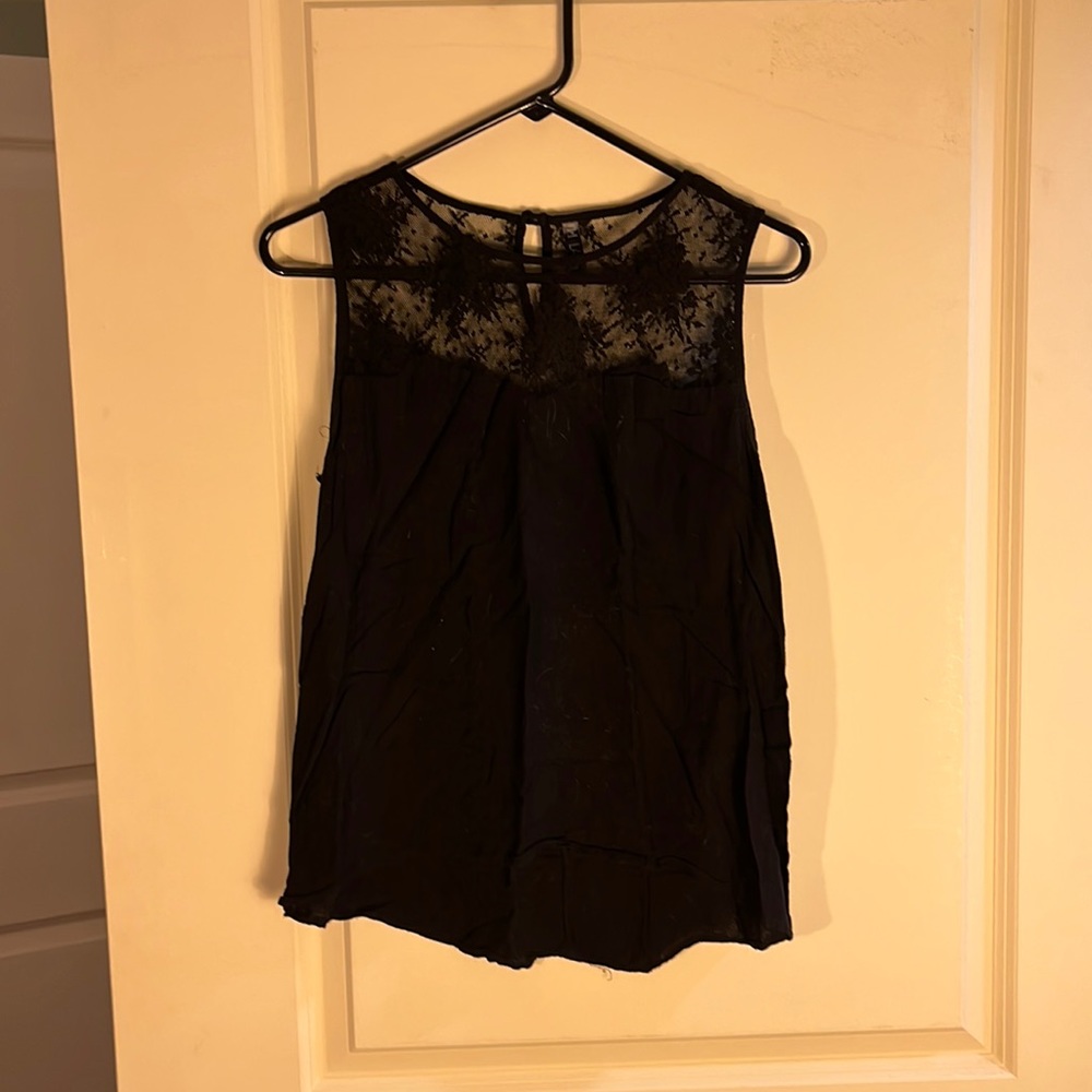 Woman’s Black Tank Top